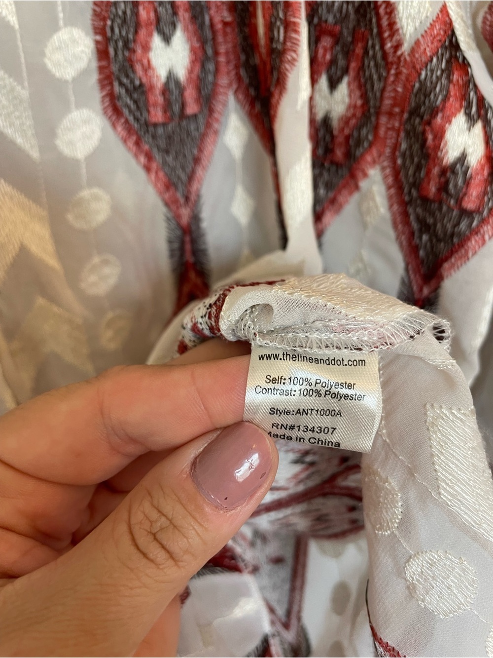 Line & Dot Anthropologie Boho Top - Picture 5 of 10